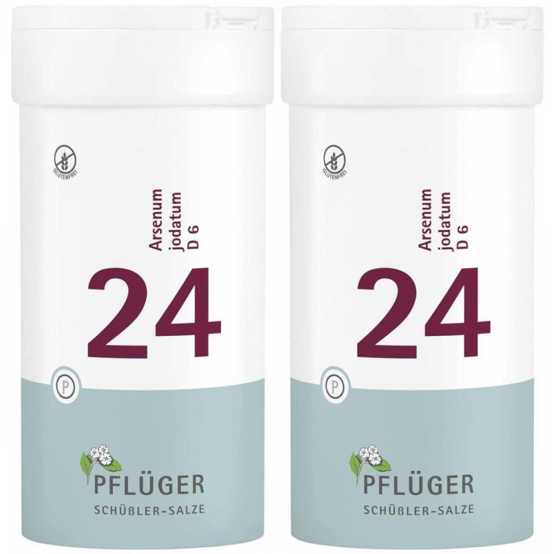 Biochemie Pflüger 24 Arsenum jodatum D6 2 x 400 Tabletten