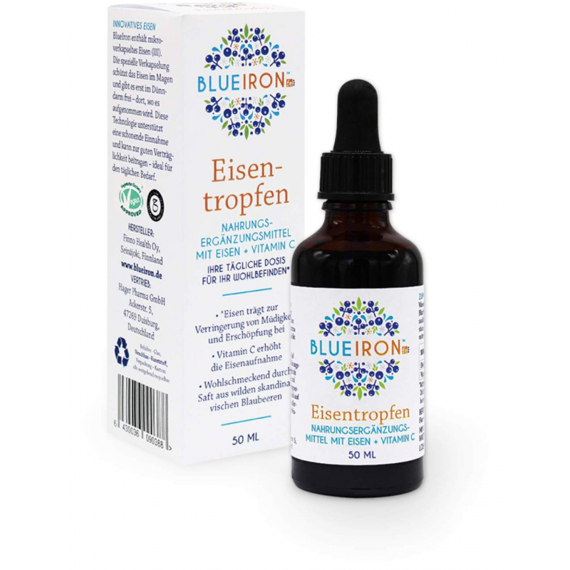 BlueIron Eisentropfen + Vitamin C 50 ml