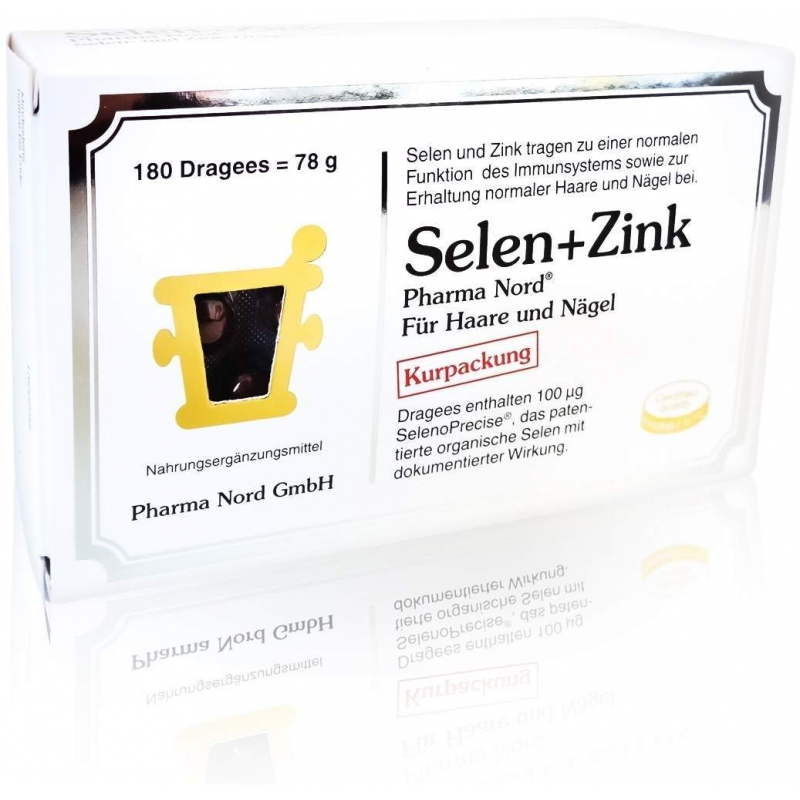 Selen+zink Pharma Nord 180 Dragees