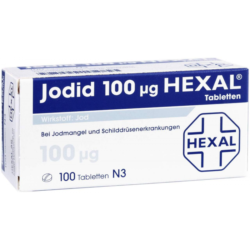 Jodid 100 µg Hexal 100 Tabletten