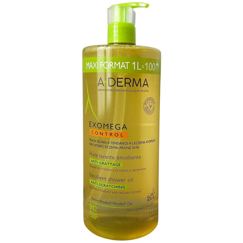 A-Derma Exomega Control Duschöl Rückfettend 1000 ml