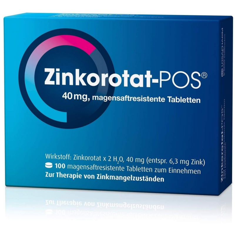 Zinkorotat POS 100 magensaftresistente Tabletten