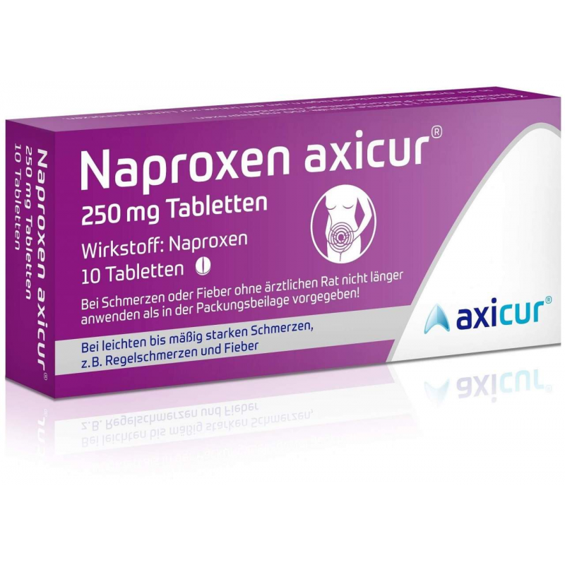 Naproxen Axicur 250 mg 10 Tabletten