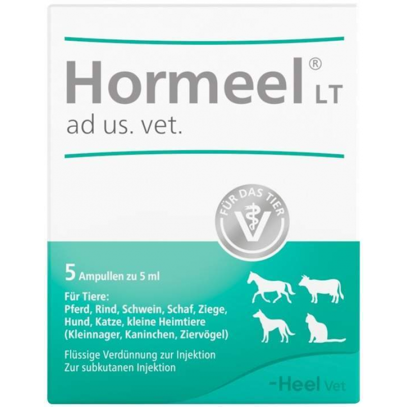 Hormeel Lt Ad Us. vet. 5 X 5 ml Ampullen