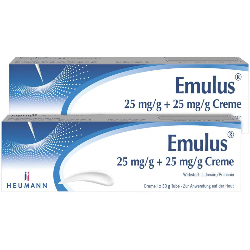Emulus 25 mg je g+25 mg je g Creme 2 x 30 g Creme