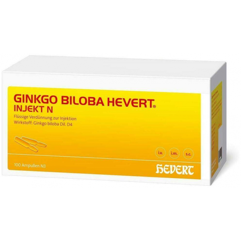 Ginkgo Biloba Hevert Injekt N 100 Ampullen