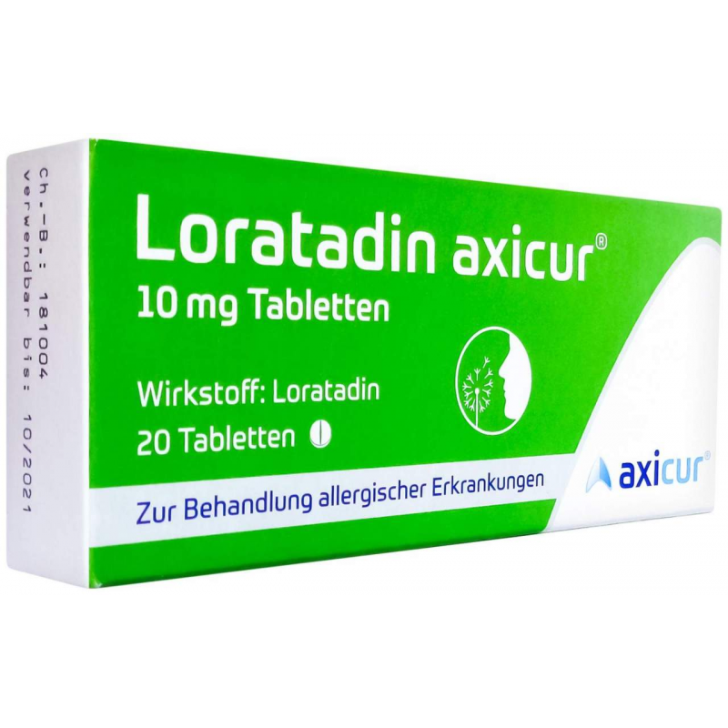 Loratadin Axicur 10 mg 20 Tabletten