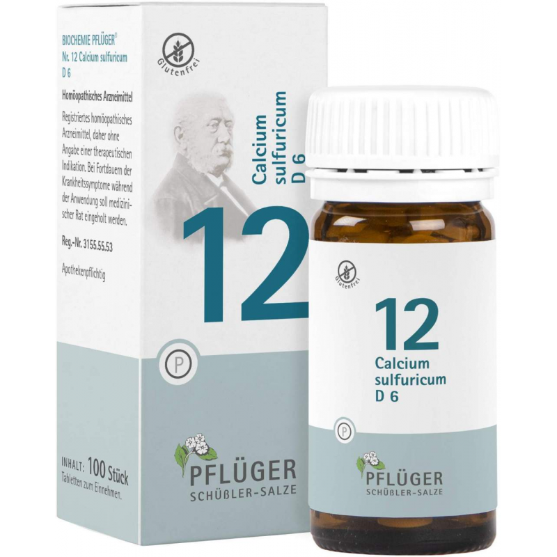 Biochemie Pflüger 12 Calcium Sulfuricum D6 100 Tabletten