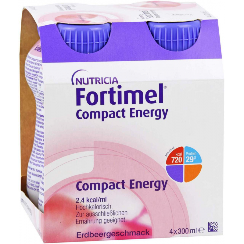 Fortimel Compact Energy Erdbeere 4 X 300 ml