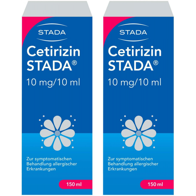 Cetirizin Stada Saft 10 mg pro 10 ml 2 x 150 ml Saft