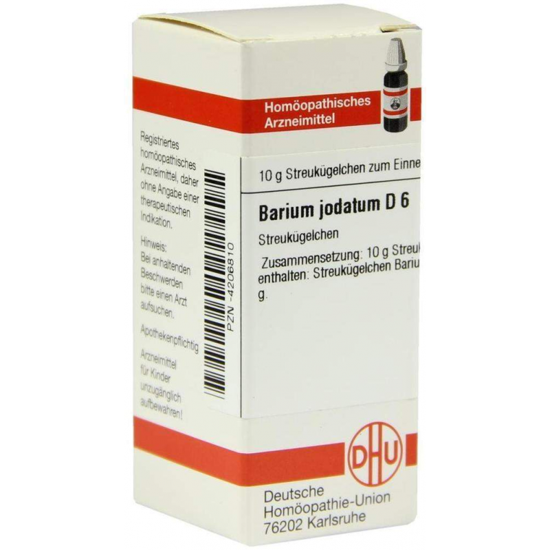Dhu Barium Jodatum D6 10 G Globuli