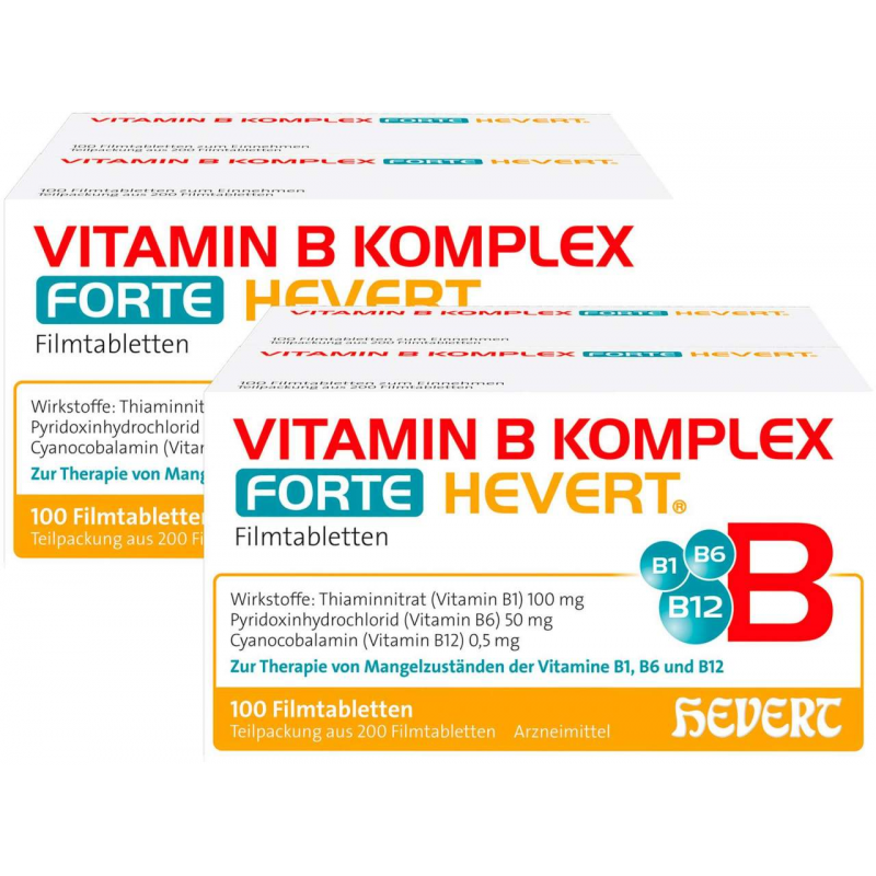 Vitamin B Komplex Forte Hevert 2 x 200 Tabletten