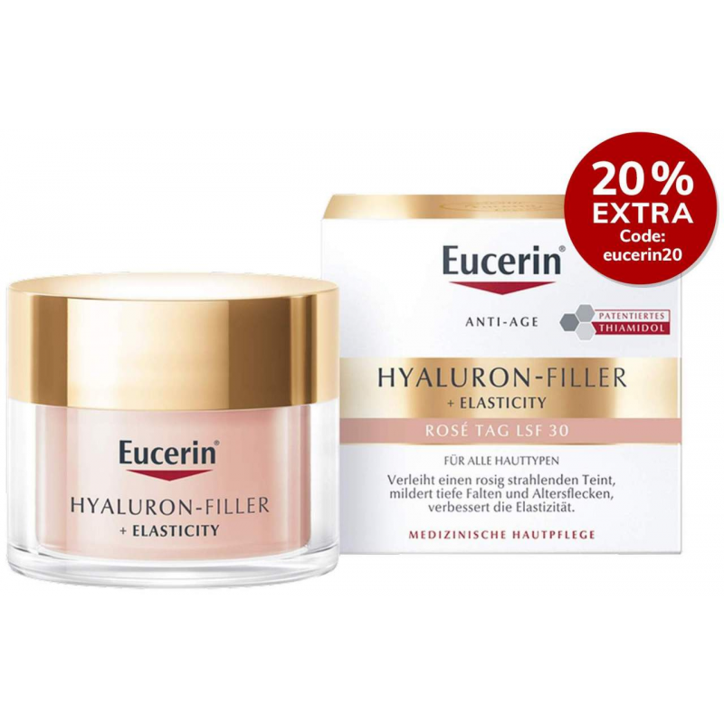 Eucerin Hyaluron Filler + Elasticity Rosé LSF 30 50 ml Creme