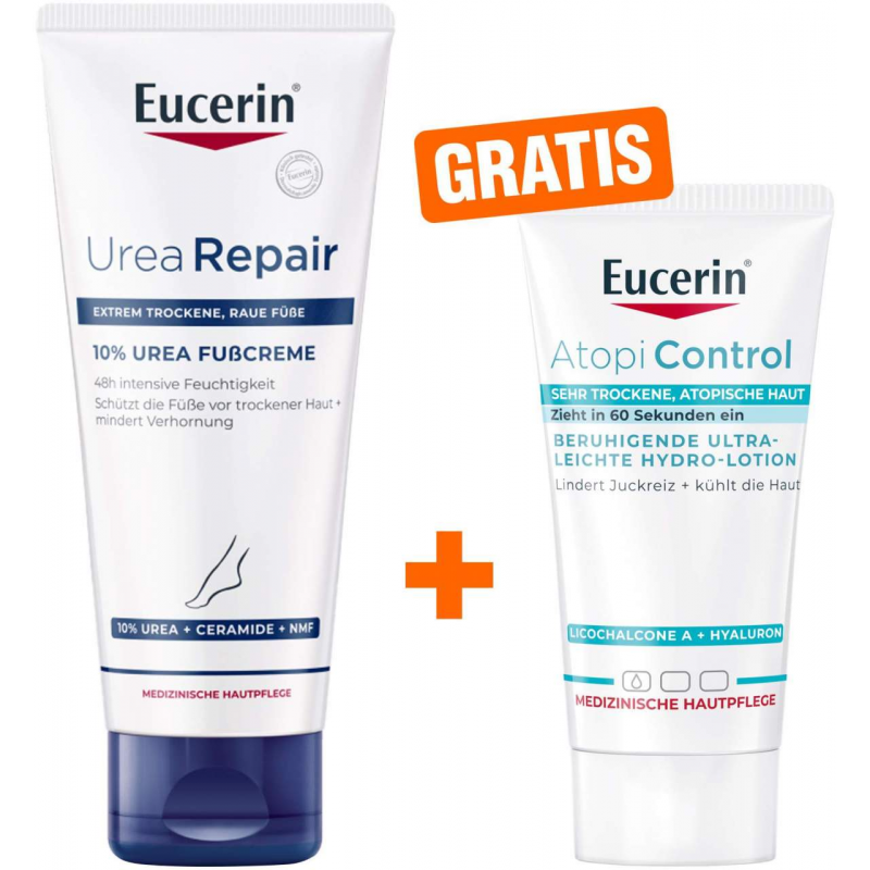 Eucerin UreaRepair Plus Lotion 5% 400 ml + gratis AtopiControl Hydro-Lotion 20 ml