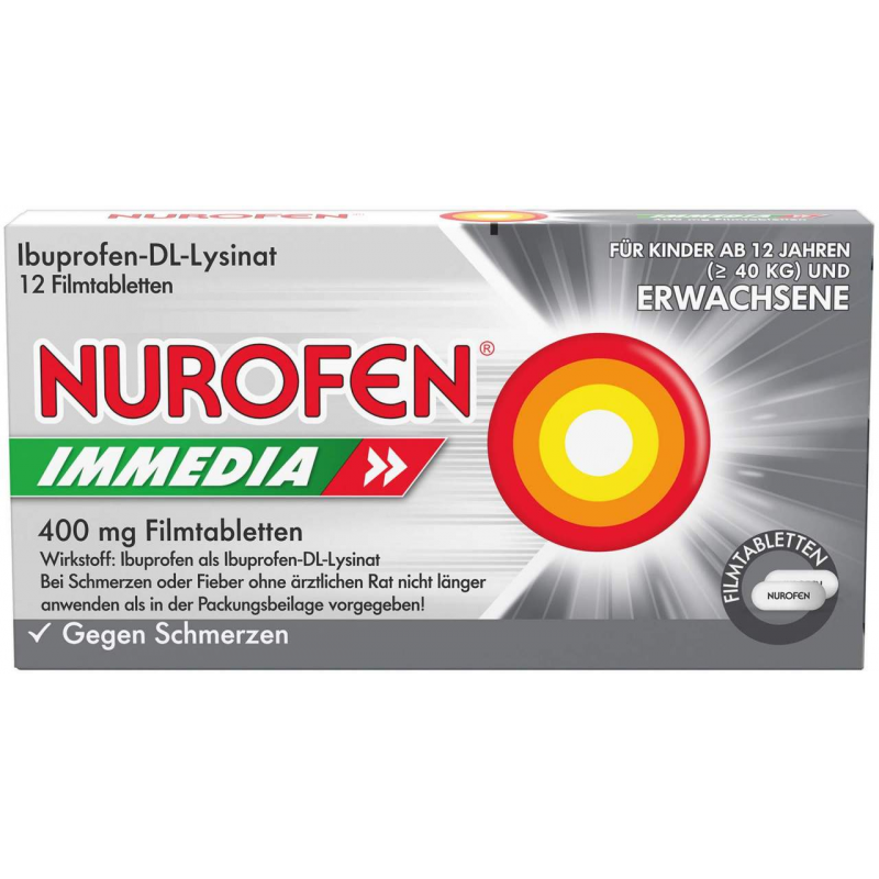 Nurofen Immedia 400 mg 12 Filmtabletten