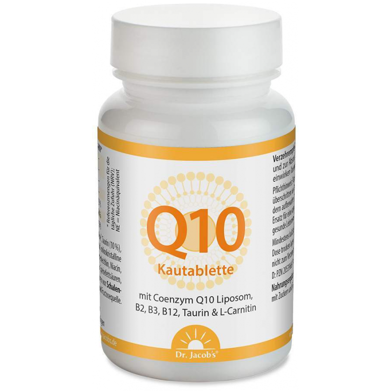 Coenzym Q10 Kautabletten Taurin L-Carnitin Dr.Jacob s 60 g