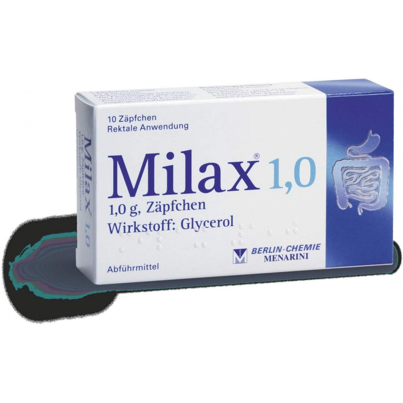 Milax 1,0 Suppositorien 10 Zäpfchen