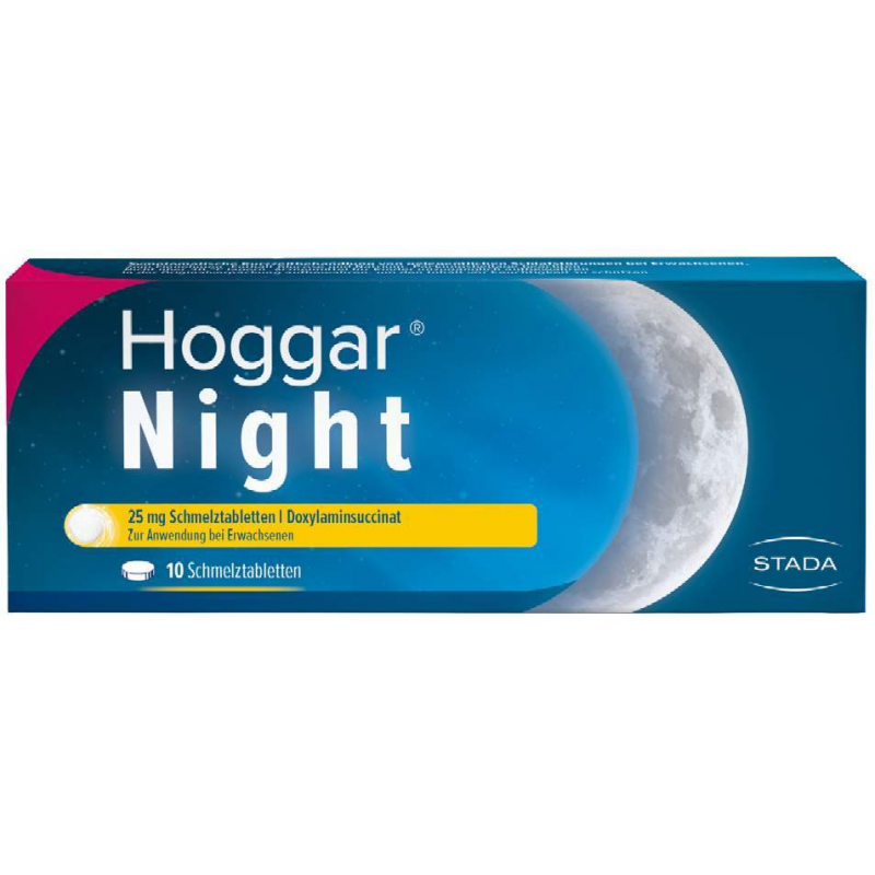 Hoggar Night 25 mg 10 Schmelztabletten