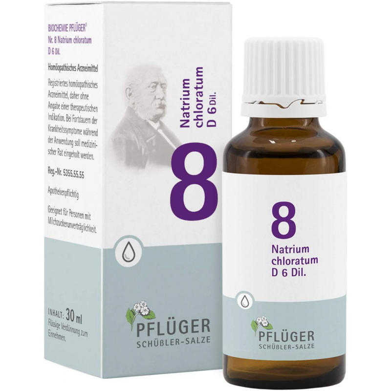 Biochemie Pflüger 8 Natrium Chloratum D6 30 ml Tropfen