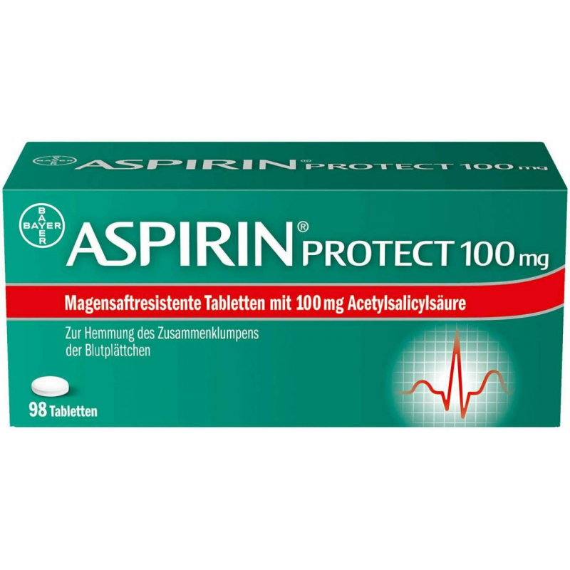 Aspirin Protect 100 mg 98 magensaftresistente Tabletten
