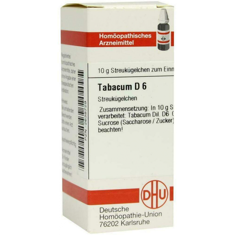 Dhu Tabacum D6 10 G Globuli