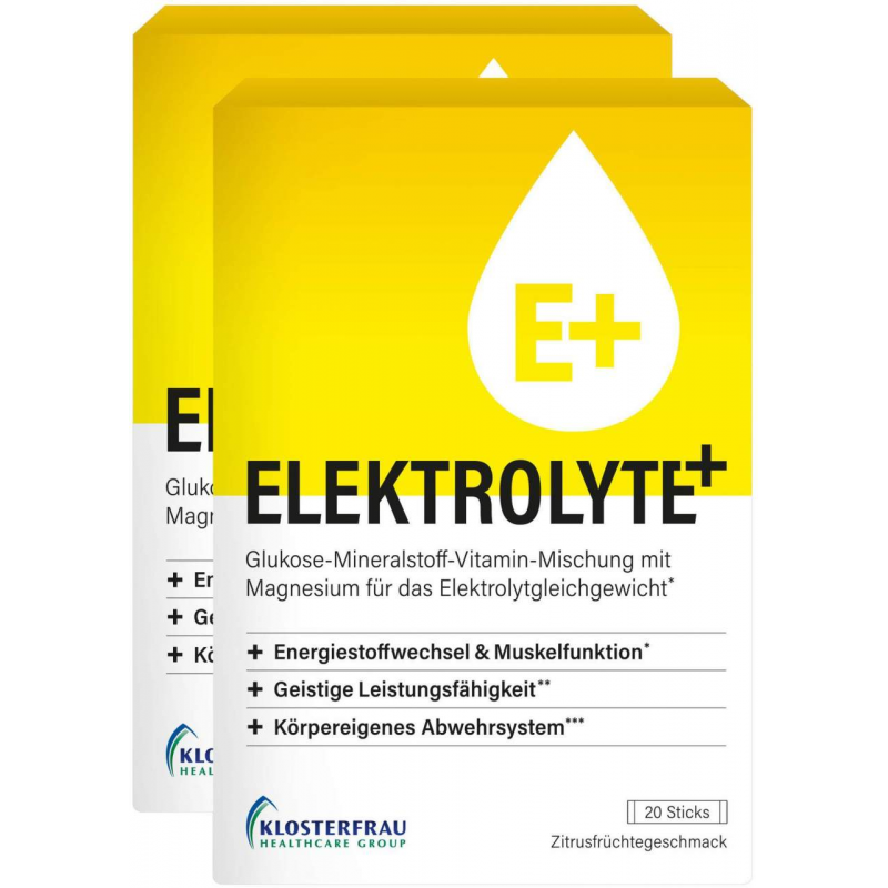 Elektrolyte+ Granulat 2 x 20 Sticks