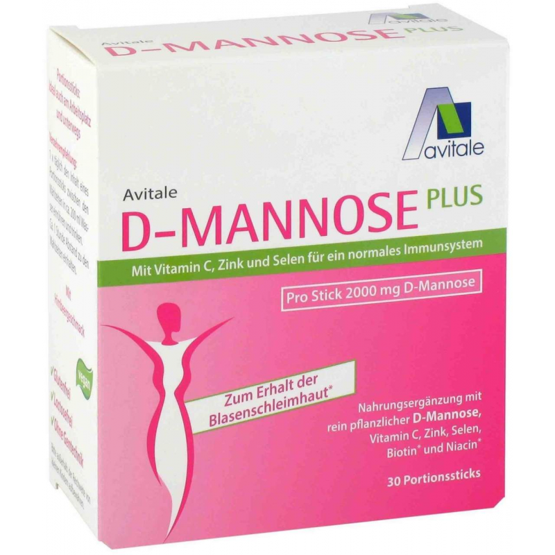 D-Mannose Plus 2000 mg 30 x 2.47 g Pulversticks