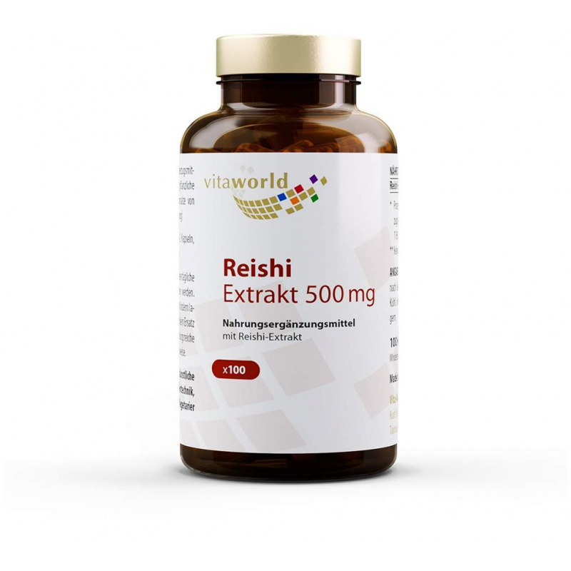 Reishi Extrakt 500 mg 100 Kapseln
