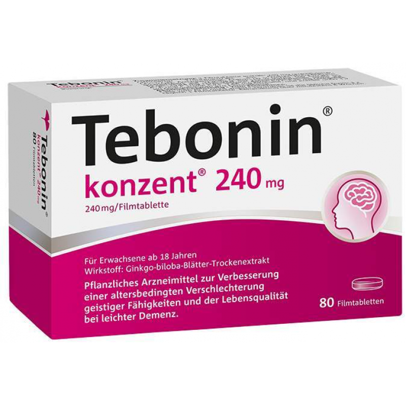 Tebonin konzent 240 mg 80 Filmtabletten