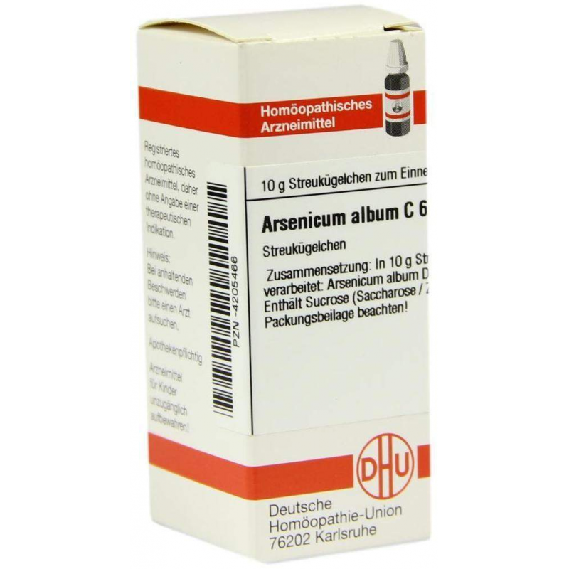 Dhu Arsenicum Album C6 10 G Globuli