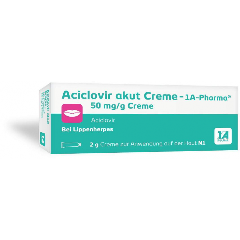 Aciclovir akut 1A Pharma 2 g Creme