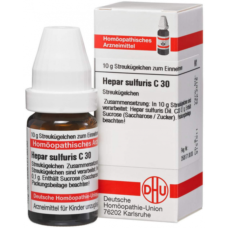 Dhu Hepar Sulfuris C30 10 G Globuli