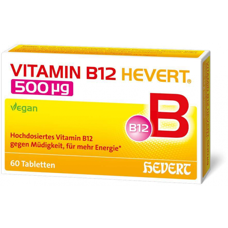 Vitamin B12 Hevert 500 µg 60 Tabletten