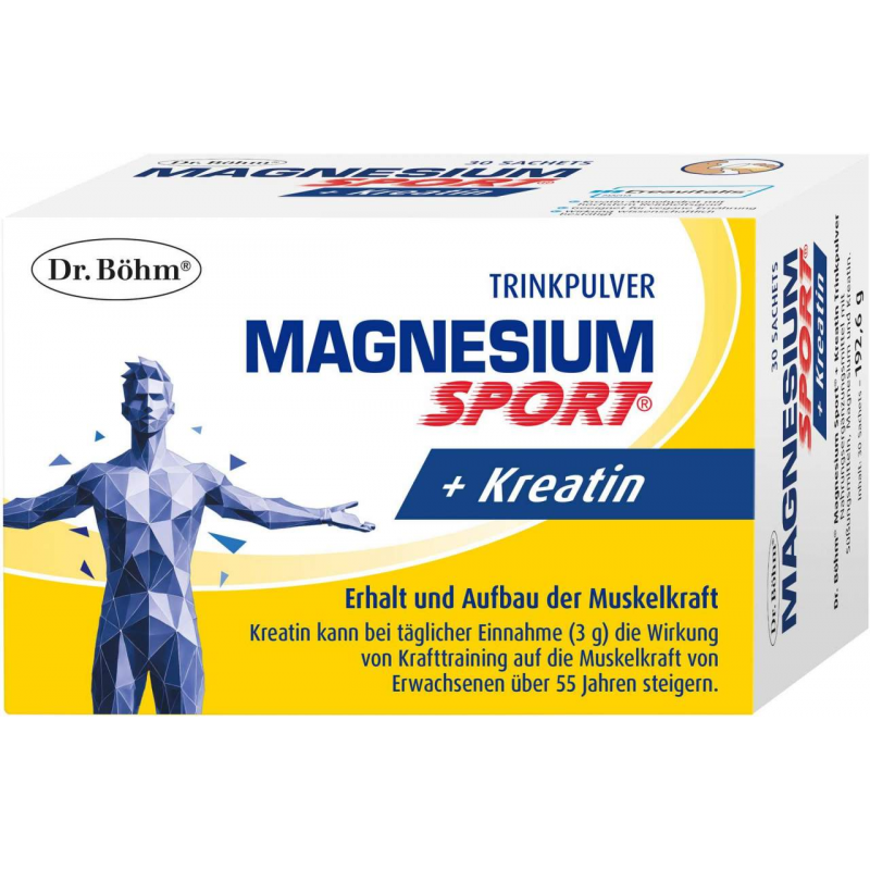 Dr.Böhm Magnesium Sport+Kreatin Granulat 30 Stück
