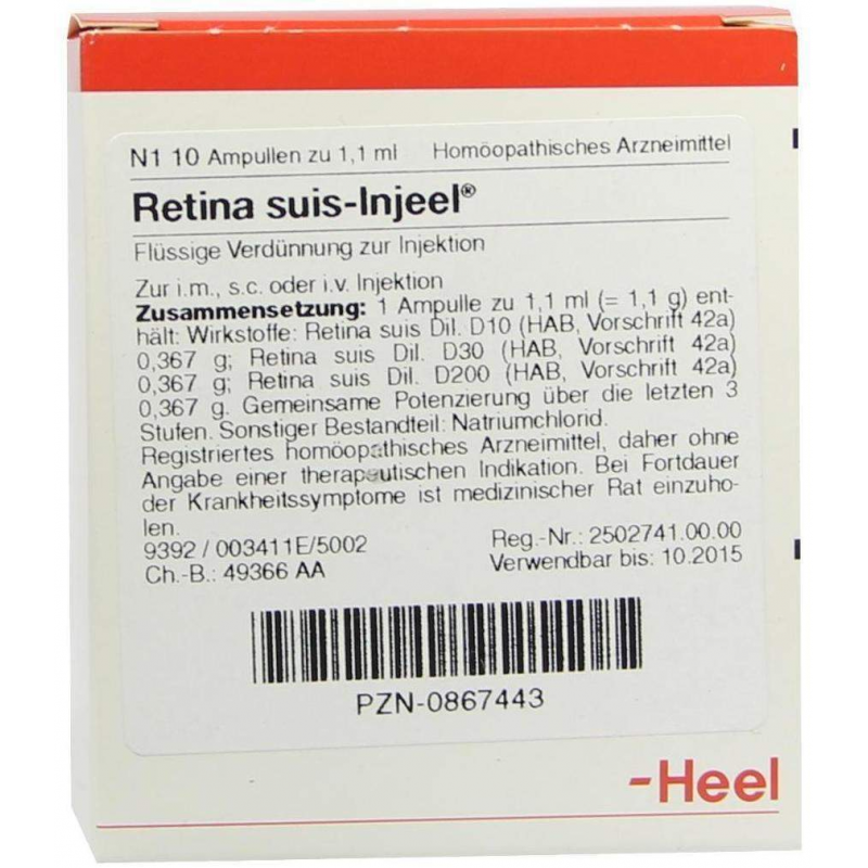 Retina Suis Injeel Ampullen