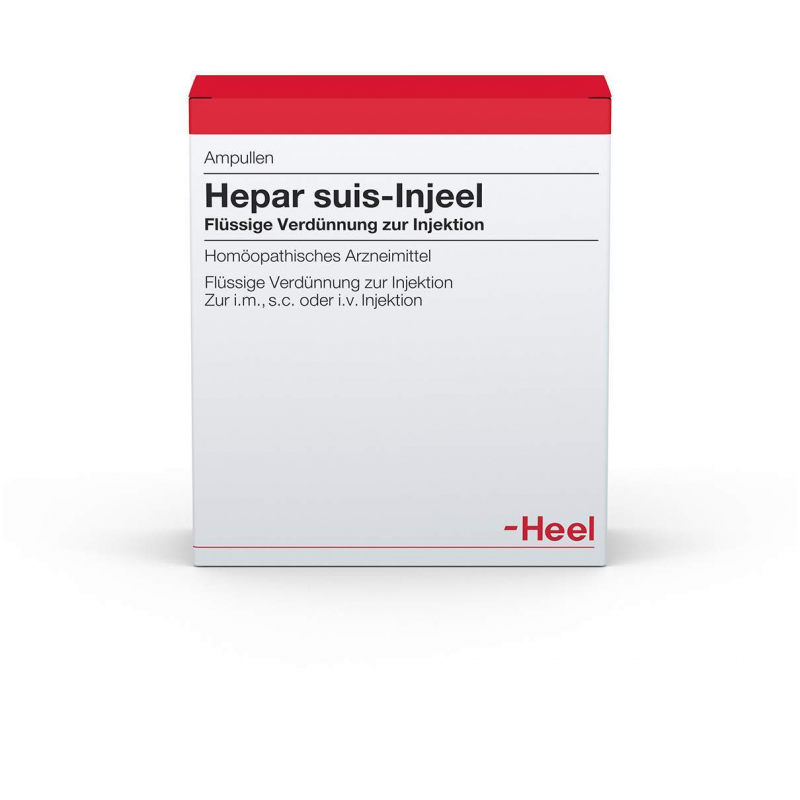 Heel Hepar Suis Injeele Verdünnung 10 Ampullen zu 1,1ml