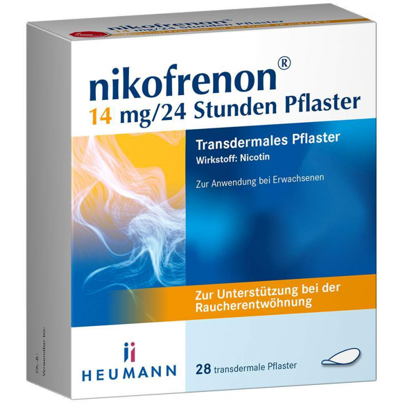 Nikofrenon 14 mg je 24 Stunden transdermale Pflaster 28 Stück