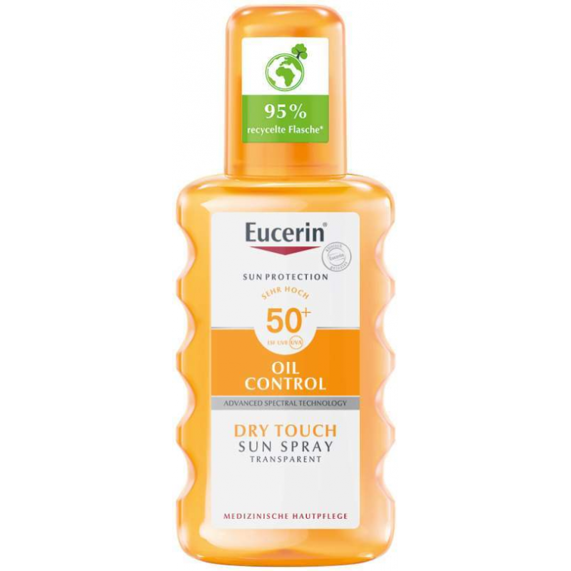 Eucerin Sun Oil Control Transparent LSF 50+ 200 ml Spray