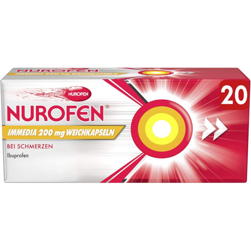 Nurofen Immedia 200 mg 20 Weichkapseln