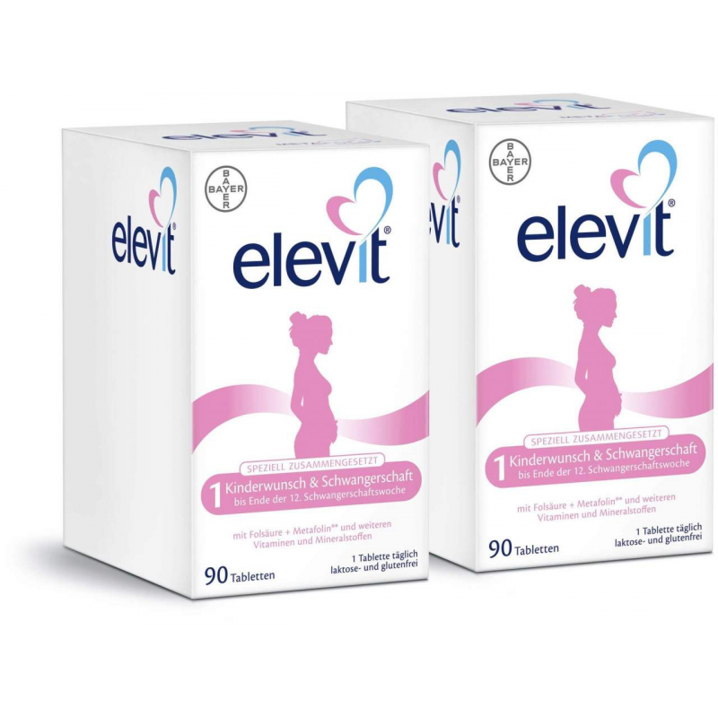 Sparset Elevit 1 Kinderwunsch & Schwangerschaft 2 x 90 Tabletten