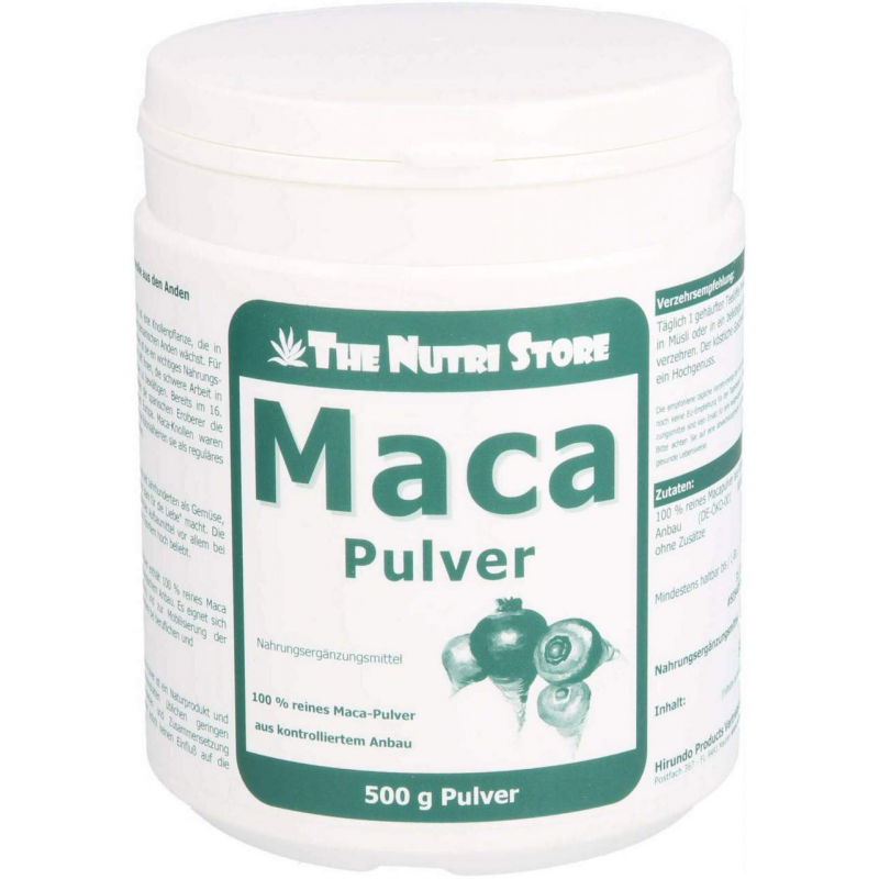 Maca 100 % Pur Bio 500 G Pulver