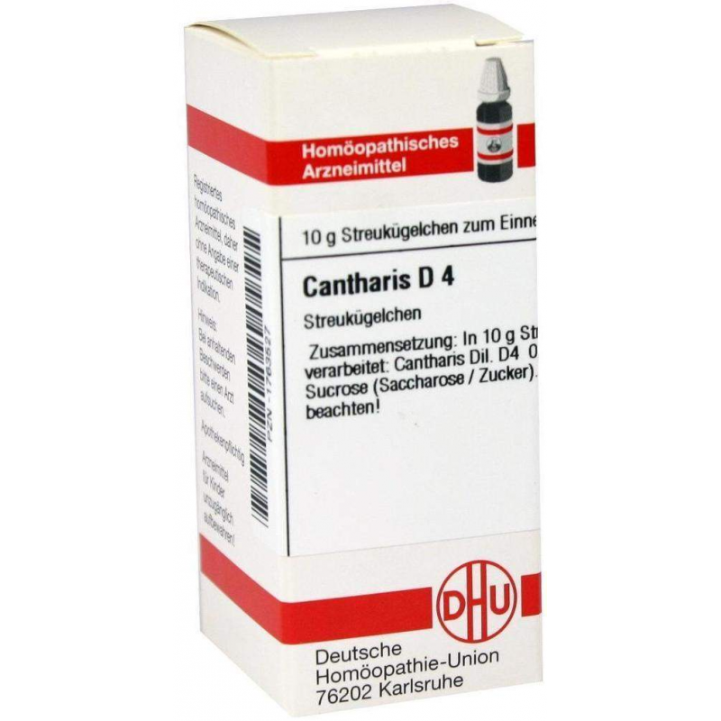 Dhu Cantharis D4 10 G Globuli