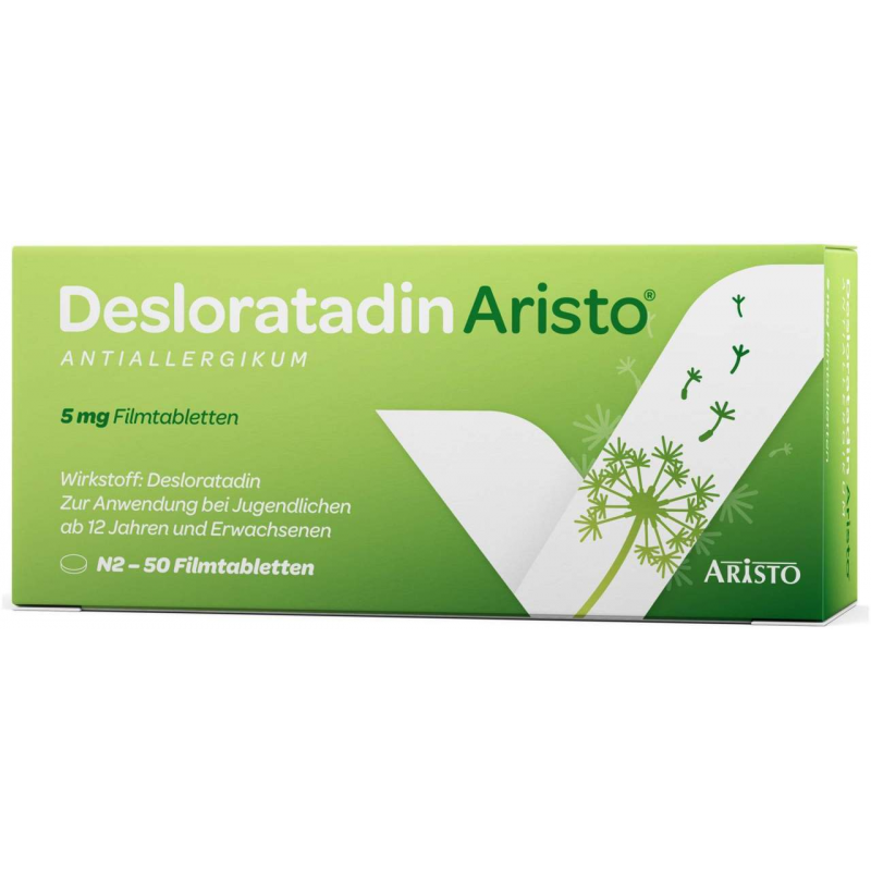 Desloratadin Aristo 5 mg 50 Filmtabletten