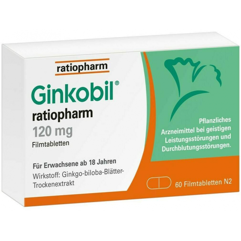 Ginkobil ratiopharm 120 mg 60 Filmtabletten