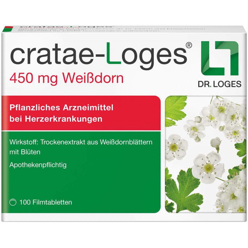 Cratae-Loges 450 mg Weißdorn 100 Filmtabletten