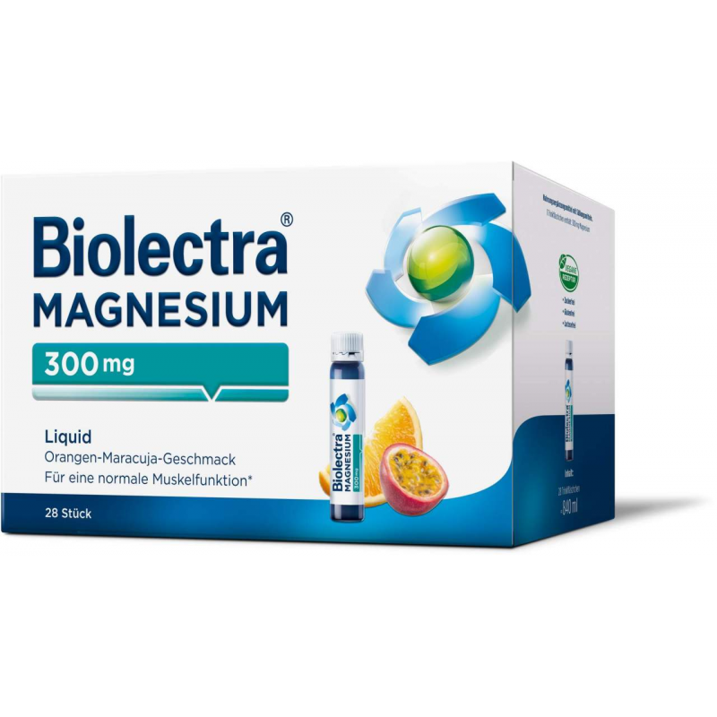Biolectra Magnesium 300 mg Liquid 28 Trinkfläschchen