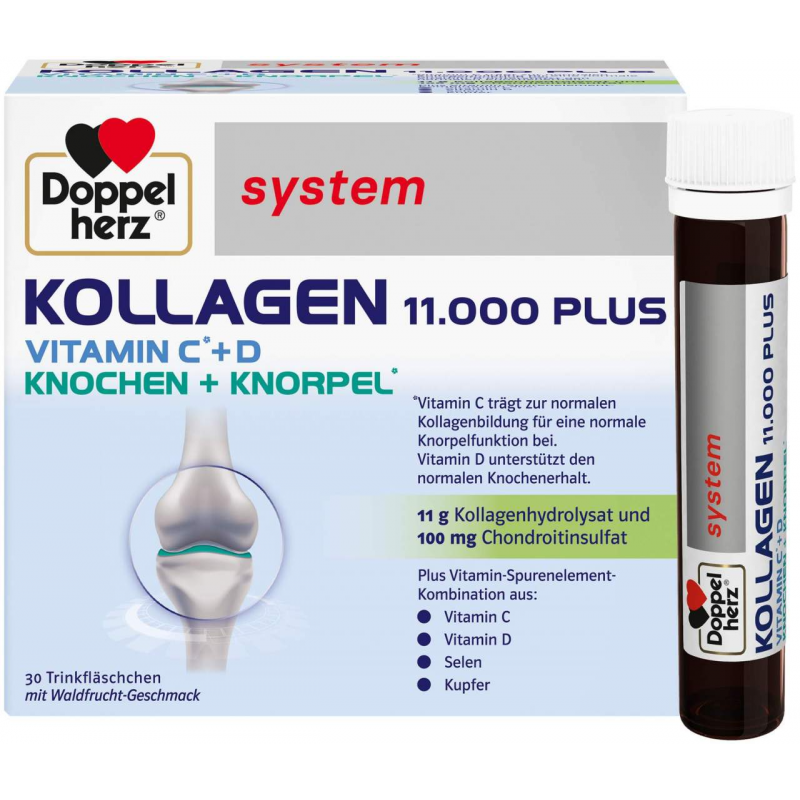 Doppelherz system Kollagen 11.000 Plus System 30 x 25 ml Ampullen