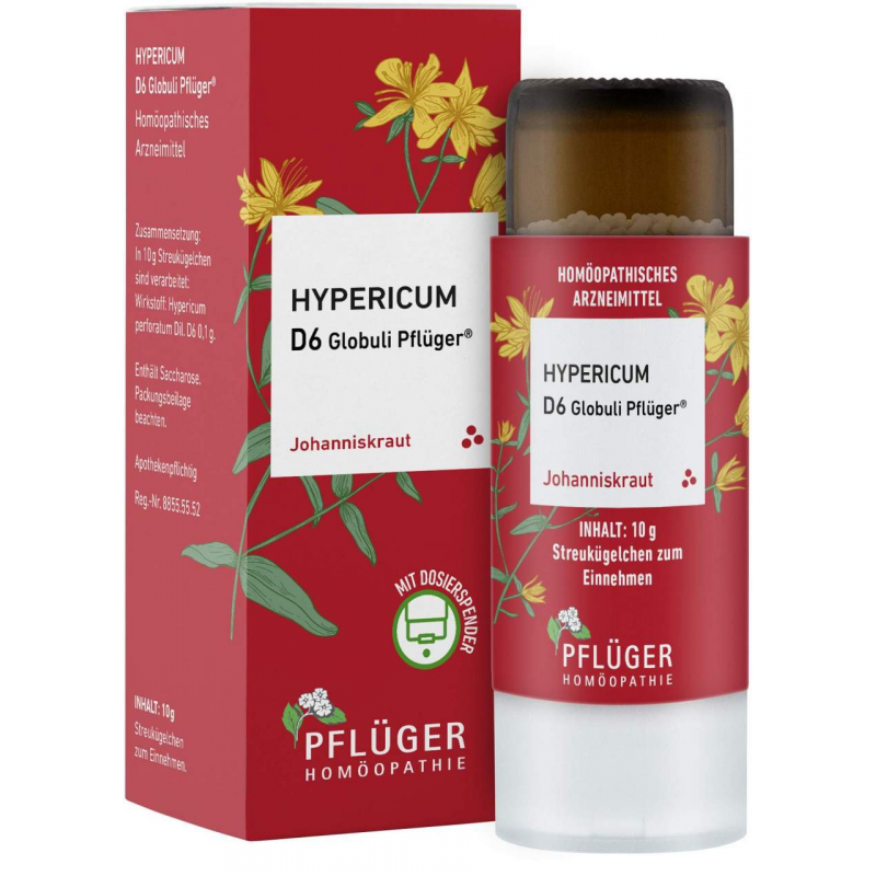 Hypericum D 6 Globuli Pflüger Dosierspender 10 g