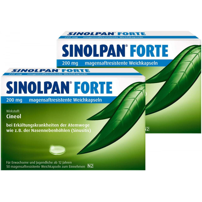 Sinolpan Forte 200 mg 2 x 50 magensaftresistente Weichkapseln
