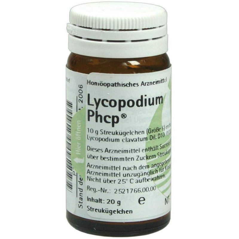 Lycopodium Phcp 20 G Globuli